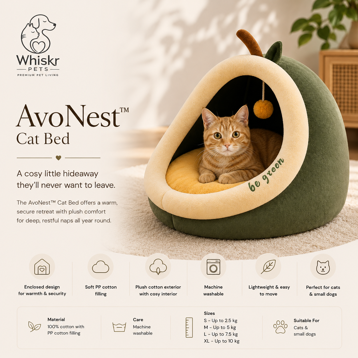 AvoNest™ Cat Bed