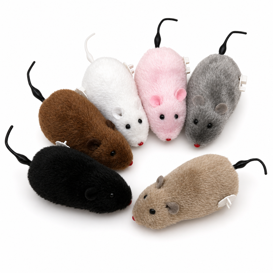 Squeak Plush Cat Toy