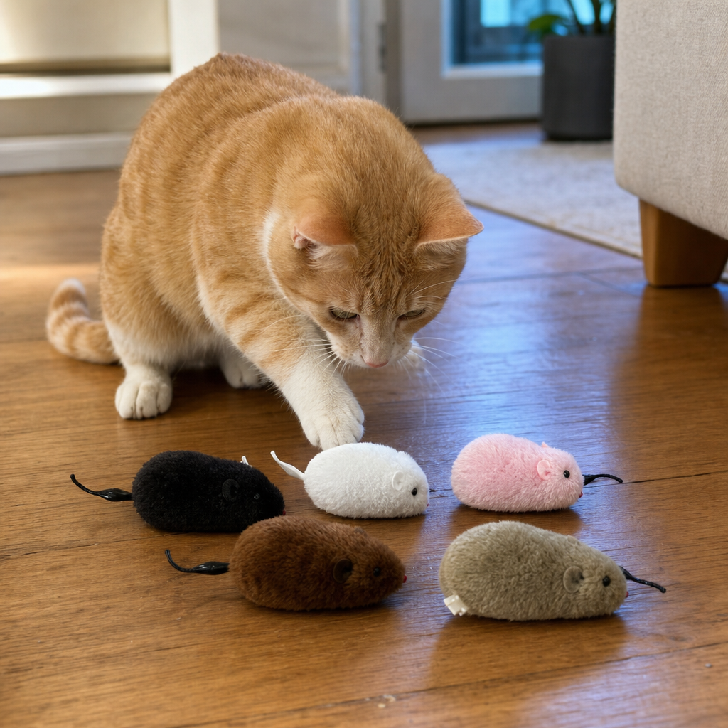 Squeak Plush Cat Toy