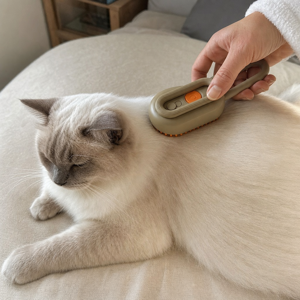 SteamSpa 3-in-1 Pet Steam Brush