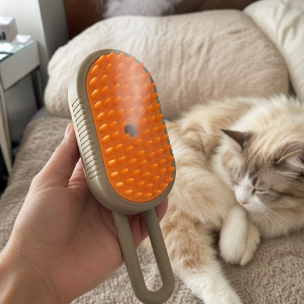 SteamSpa 3-in-1 Pet Steam Brush